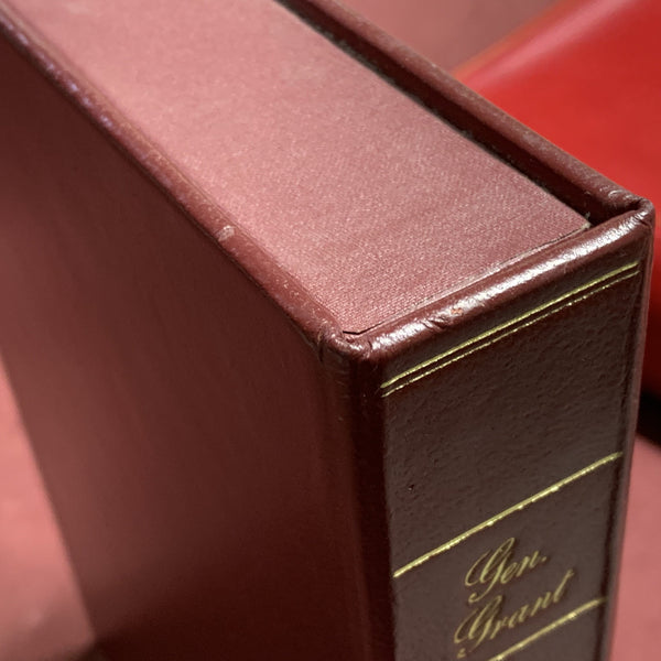 Bespoke Clamshell Archival Box | Leather Custom Box to Fit Special Red Photo Album | Made in USA | Charing Cross