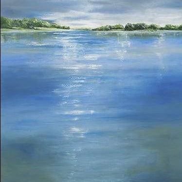 DC Art | Sunday on the Potomac | Washington, DC Art | Original Oil Painting by Claire Howard | 60" x 36"