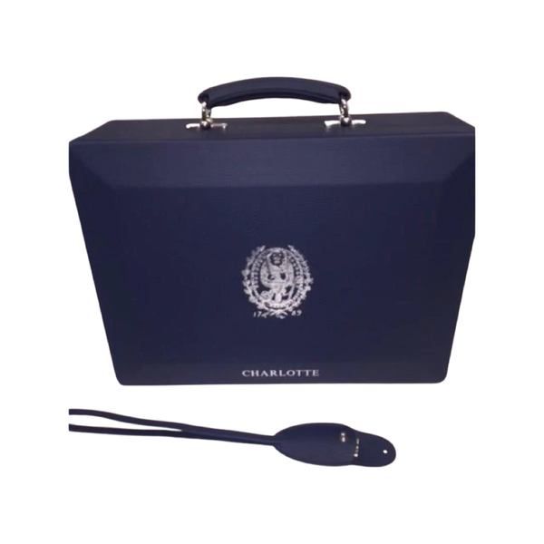 Custom Red Box Produced in Blue! | Georgetown University Graduation Gift Sample
