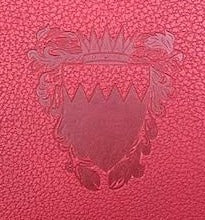 Bahrain Embassy | Production of Magnesium Die $150 | Extra Large Embassy Crest | Stamping on Leather