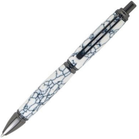 Custom Click Ballpoint Pen in Black Lacquer Box | THE THIN CLICK PEN | Made in America