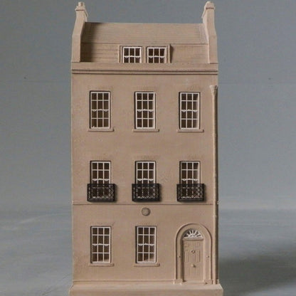 Charles Dickens,  48 Doughty Street  London Townhouse | Charles Dickens' Building Sculpture | London, England | Custom Architectural Model | Made in England | Timothy Richards