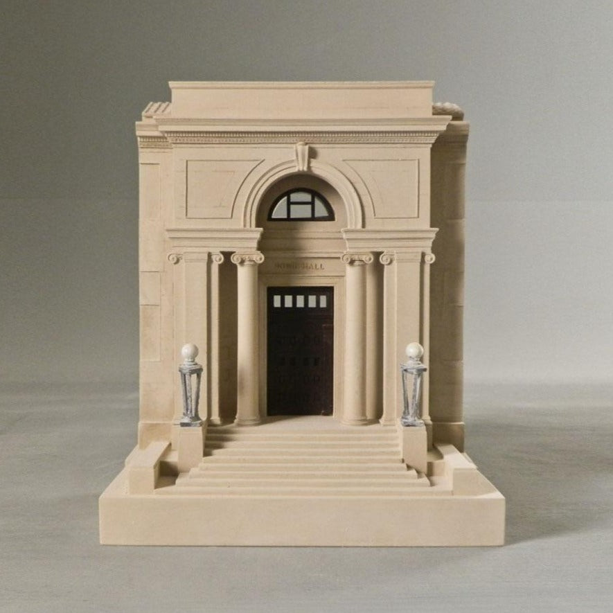 Notre Dame Bond Hall Entrance | Notre Dame's Bond Hall Door Architectural Sculpture | Custom Notre Dame Plaster Model | Made in England | Timothy Richards