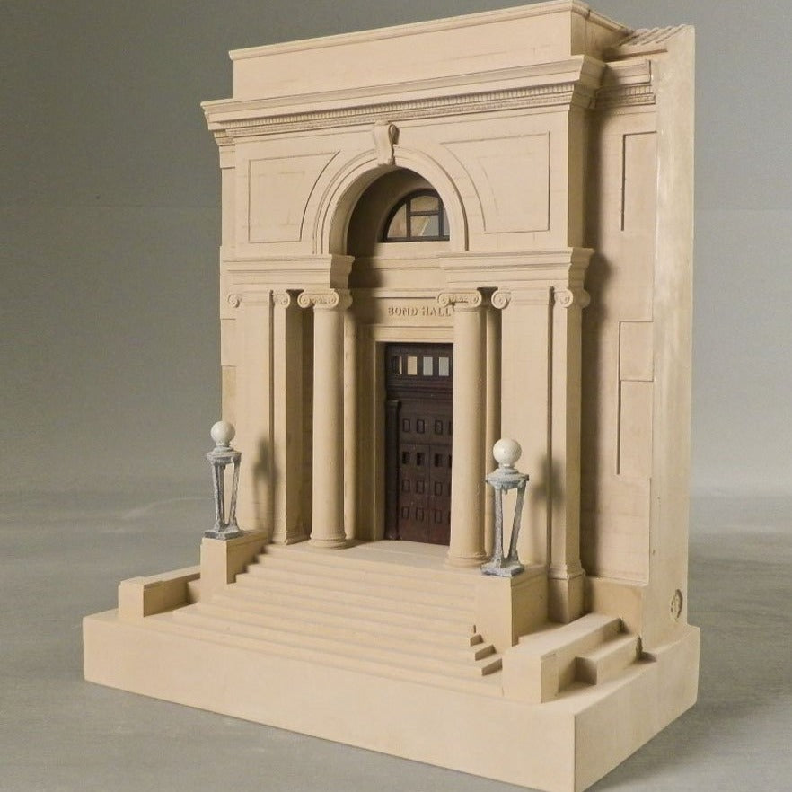 Notre Dame Bond Hall Entrance | Notre Dame's Bond Hall Door Architectural Sculpture | Custom Notre Dame Plaster Model | Made in England | Timothy Richards