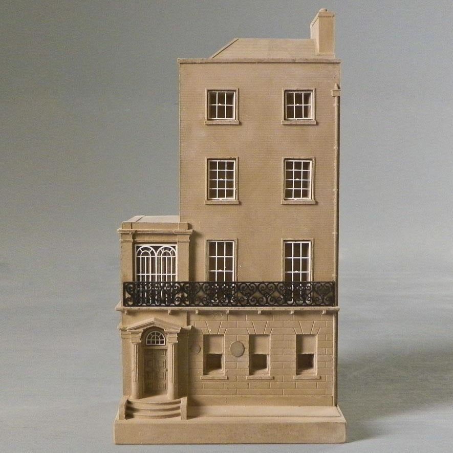 Oscar Wilde's House, Edinburgh | Oscar Wilde's Townhouse | Building Sculpture | Custom Architectural Model | Made in England | Timothy Richards