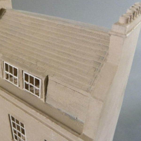 Charles Dickens,  48 Doughty Street  London Townhouse | Charles Dickens' Building Sculpture | London, England | Custom Architectural Model | Made in England | Timothy Richards