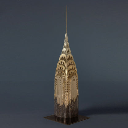 NYC Edition Chrysler Building Sculpture | Custom Chrysler Building Plaster Model | Made in England
