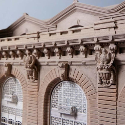 NYC Ellis Island Architectural Sculpture | Custom Ellis Island Statue | Building Model | Made in England