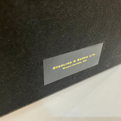 Custom Desk Box Gift | US Capitol Building | White House | DC City Scape | 8.5 by 7 by 2.75 inches | Black Stain with Pen & Ink Drawing & Personalization