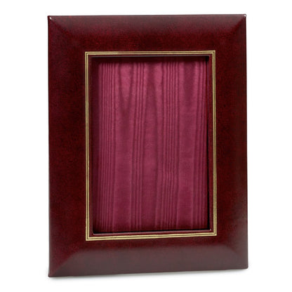 Burgundy Leather Desk Accessories | Hand Made in USA | Individual Luxury Leather Desk Accessories with Gold Tooling
