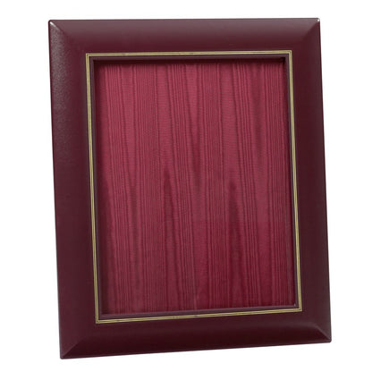 Burgundy Leather Desk Accessories | Hand Made in USA | Individual Luxury Leather Desk Accessories with Gold Tooling