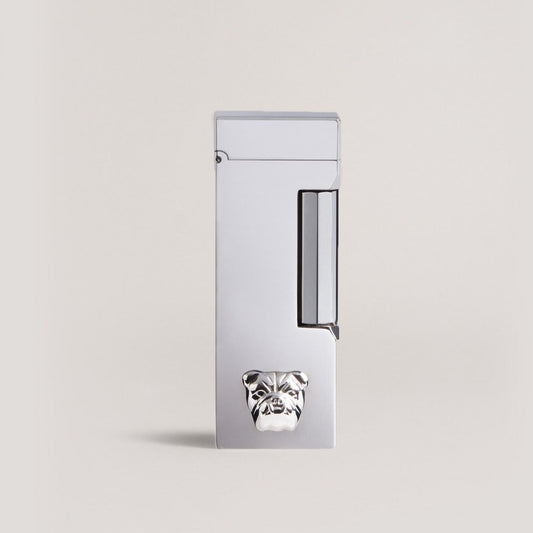 Dunhill Rollagas Silver Bulldog Lighter-Lighter-Sterling-and-Burke