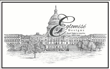 Eglomise Designs Custom Desk Boxes | Washington, DC Designs | Small: 8.5 by 7 by 2.75 inches