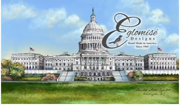 Eglomise Designs Custom Desk Boxes | Washington, DC Designs | Small: 8.5 by 7 by 2.75 inches