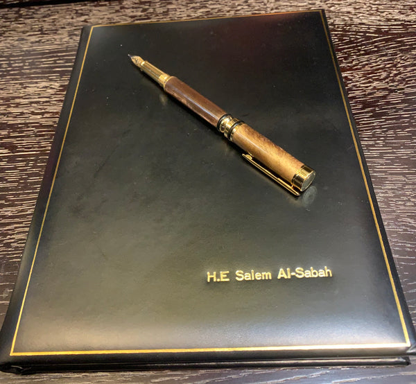 LEAGUE OF ARAB STATES | Ambassador Gift | Writing Instrument, Luxury Journal, Card Holder | Personalized