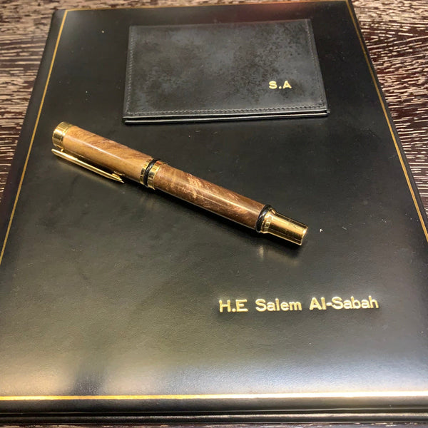 LEAGUE OF ARAB STATES | Ambassador Gift | Writing Instrument, Luxury Journal, Card Holder | Personalized