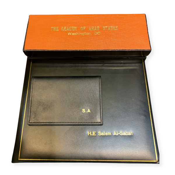 LEAGUE OF ARAB STATES | Ambassador Gift | Writing Instrument, Luxury Journal, Card Holder | Personalized