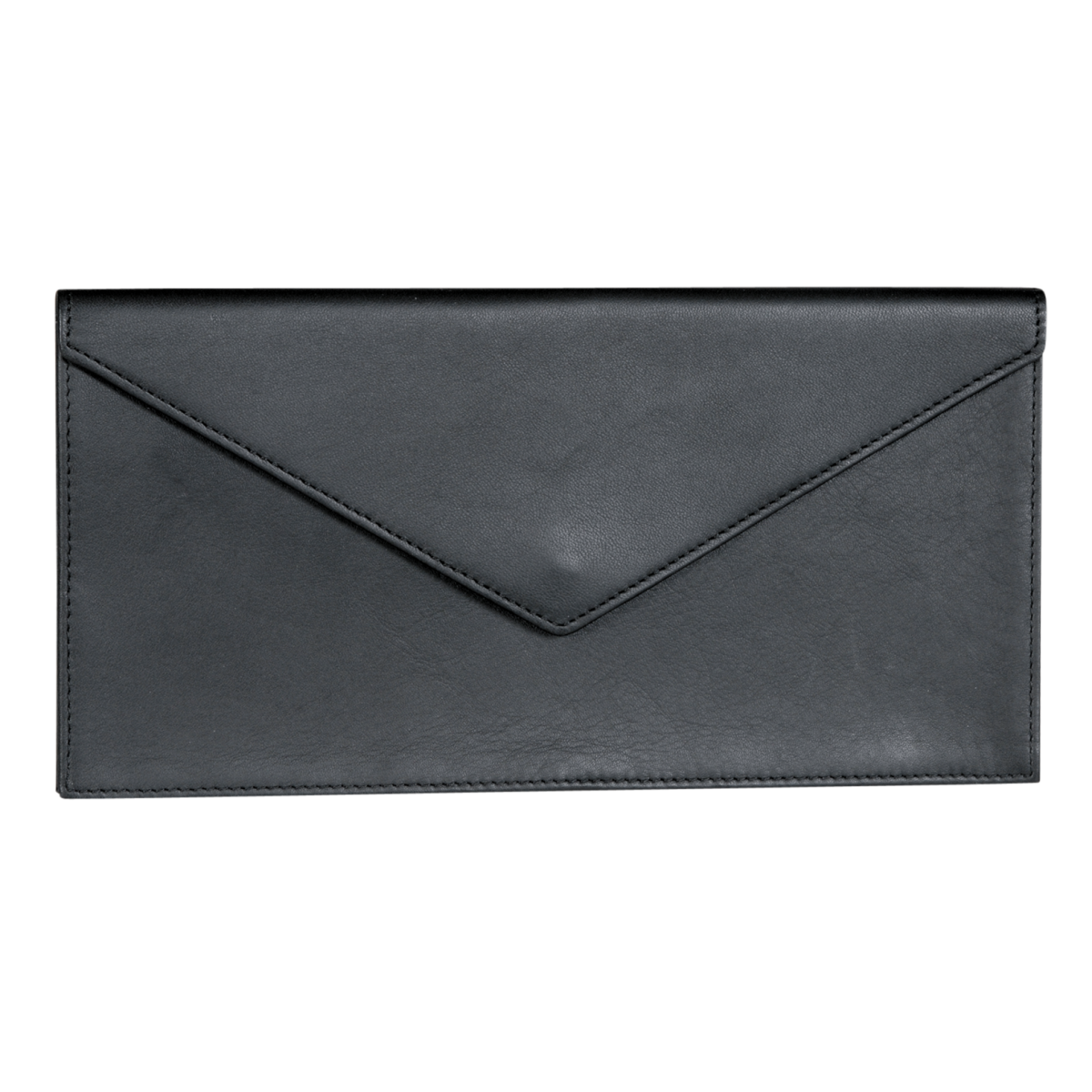 Leather Envelope | 10" Document Envelope | Royce Black Leather Envelope | Studio Burke Ltd | 792-5