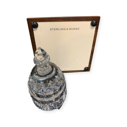 Waterford Crystal Capitol Dome Award on Walnut Base | Brass Plate Engraved | National Club Association | June 2022 | Henry Wallmeyer