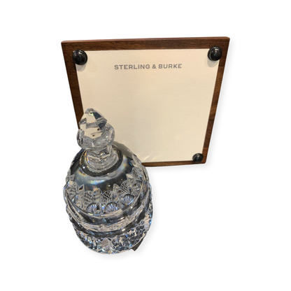 NARFE | Waterford Crystal Capitol Dome Awards with Engraved Plate on Natural Walnut Base