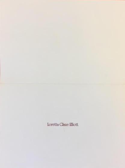 Crane & Co. Stationery | Kent Half Sheet Stationery | Ecru with Burgundy | Engraved-Stationery-Sterling-and-Burke