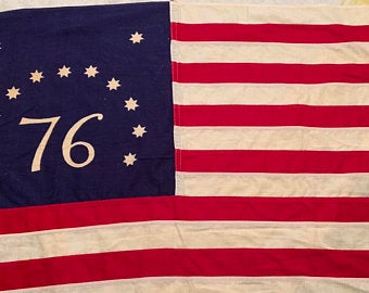 Cotton Bicentennial Flag | American Flag | 1976 Bicentennial Flag