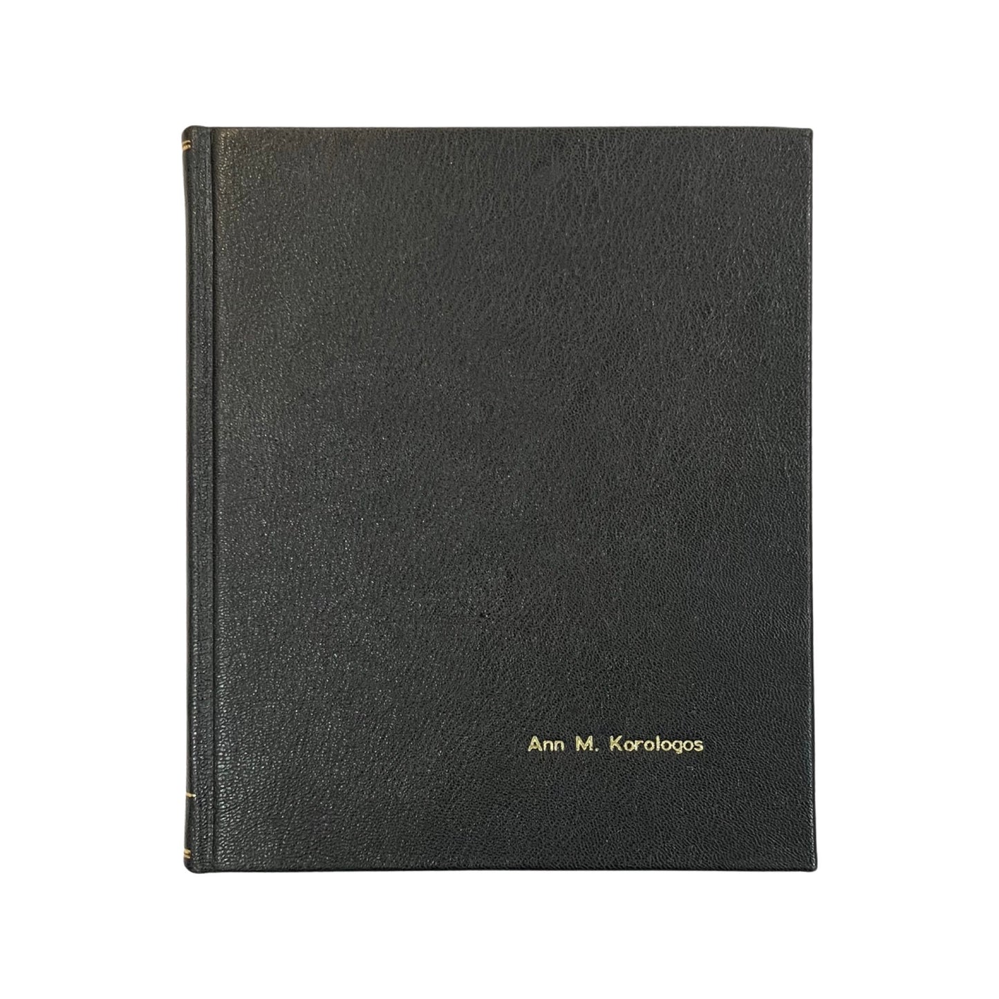 Joseph Gawler's Sons | Bespoke Funeral Book | Personalized in Gold