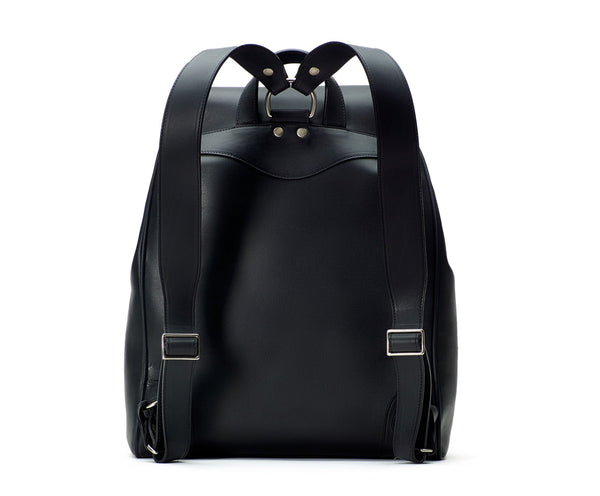No. 278 The Blazer | All Leather Back Pack | Black Leather | GHURKA, USA Leather