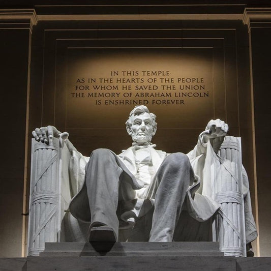 Seated Lincoln | Photograph by Frank Lee Ruggles | 28" x 36"