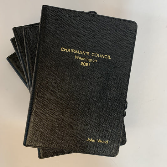 Gallup | Chairman's Council Washington 2021 | Custom Journal Book | Four Lines Gold Stamping