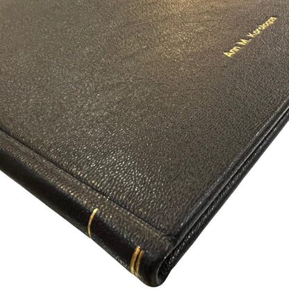 Joseph Gawler's Sons | Bespoke Funeral Book | Personalized in Gold