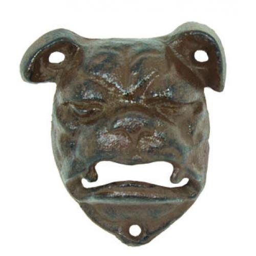 Georgetown Univ | Bulldog Bottle Opener | Cast Iron | GU Jack the Bulldog Wall Bottle Opener | Reproduction of Vintage Style-Sterling-and-Burke
