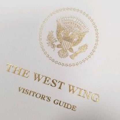 White House Stationery Samples | Hand Engraved | Foil Stamped | White House Visitors Guide Cover