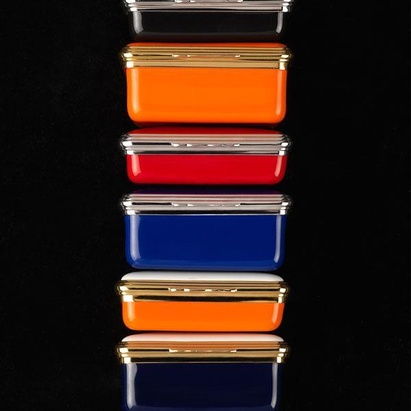 Halcyon Days Custom 3", 4" and 5" Enamel Box, Bespoke Order-Enamel Box-Sterling-and-Burke