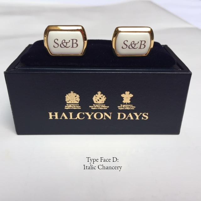 Halcyon Days Custom | Monogrammed Square Enamel Box