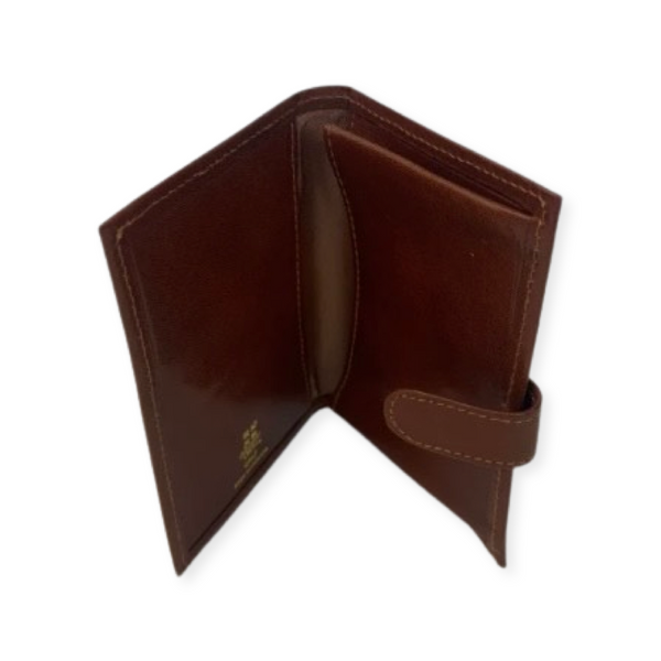 Charing Cross Leather Card Case with Snap Closure | Highland Calf Leather