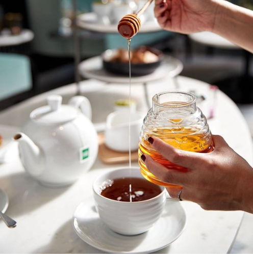 Glass Honey Pot No.2 | Bespoke Production | Engraved Message | Made in USA | Studio Burke Corporate Gifting