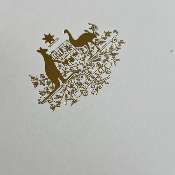 Australian Embassy | Diplomatic Program Cover | Hand Engraved Cover