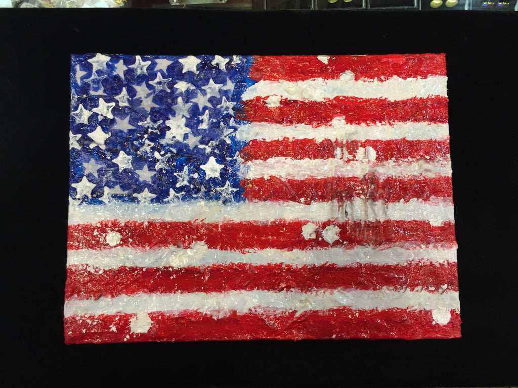Art | USA - 2016 | Original Acrylic on Canvas by Fabiano Amin | 9" x 12"-Acrylic Painting-Sterling-and-Burke