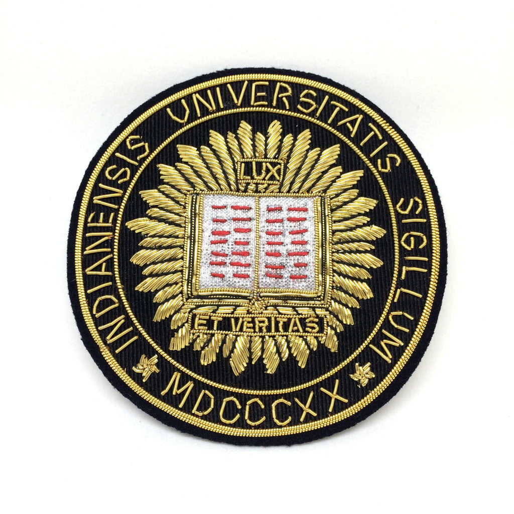 Blazer Badge | Indiana University Blazer Badge | Benson and Clegg | Made in England-Blazer Badge-Sterling-and-Burke
