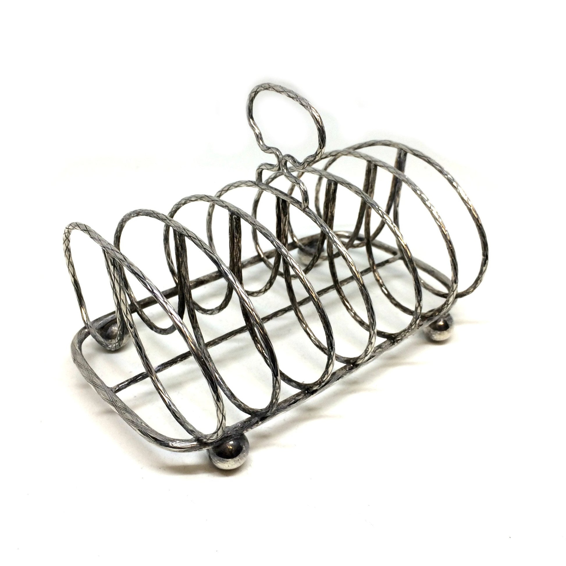 Antique Toast Rack / Letter Rack made in England.-Sterling-and-Burke
