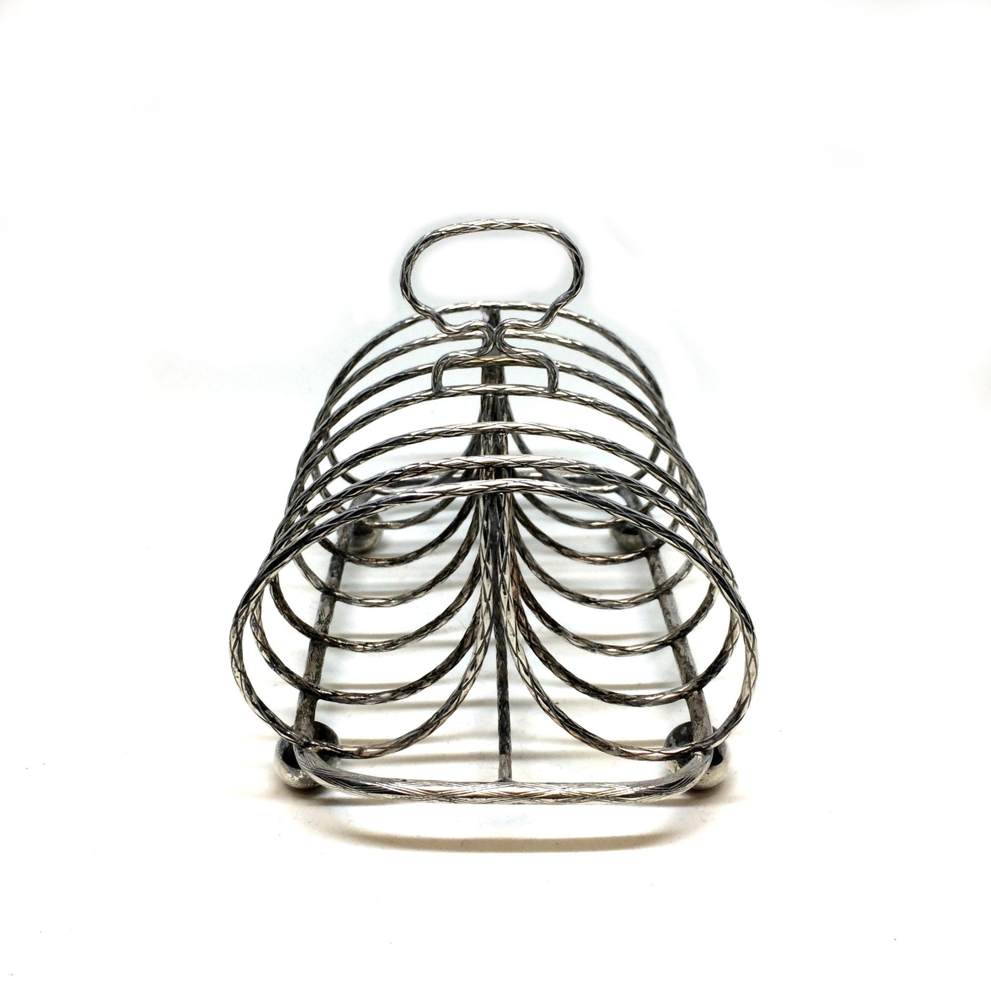 Antique Toast Rack / Letter Rack made in England.-Sterling-and-Burke