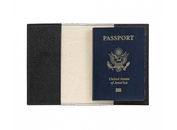 Charing Cross Passport Cover | Goatskin Leather | Made in England | Sterling and Burke-Passport Case-Sterling-and-Burke