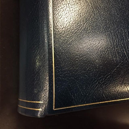 Custom Order for the Segura Family - Charing Cross Photo Album | Calf Leather | Navy | 15 1/2 by 11 Inches | Made in England-Photo Album-Sterling-and-Burke