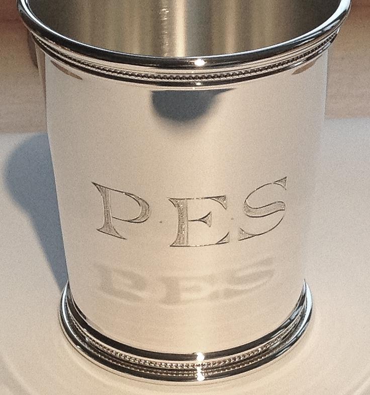 Julep Cup | Hand Engraving Samples | Garden and Gun | Julep Cup Collection | Dennis Meade-Julep Cup-Sterling-and-Burke