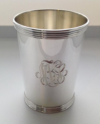 Julep Cup | Hand Engraving Samples | Garden and Gun | Julep Cup Collection | Dennis Meade-Julep Cup-Sterling-and-Burke
