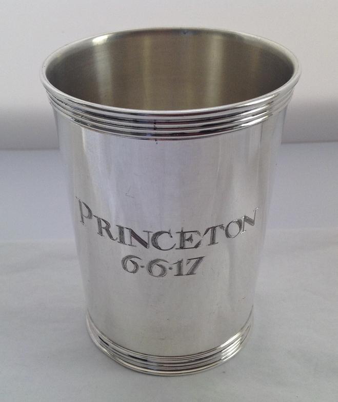 Julep Cup | Hand Engraving Samples | Garden and Gun | Julep Cup Collection | Dennis Meade-Julep Cup-Sterling-and-Burke