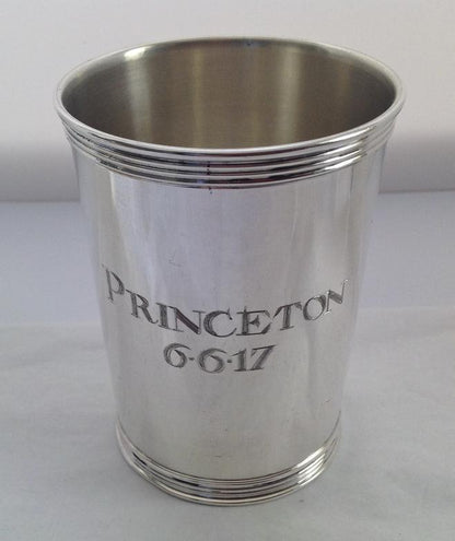 Julep Cup | Hand Engraving Samples | Garden and Gun | Julep Cup Collection | Dennis Meade-Julep Cup-Sterling-and-Burke