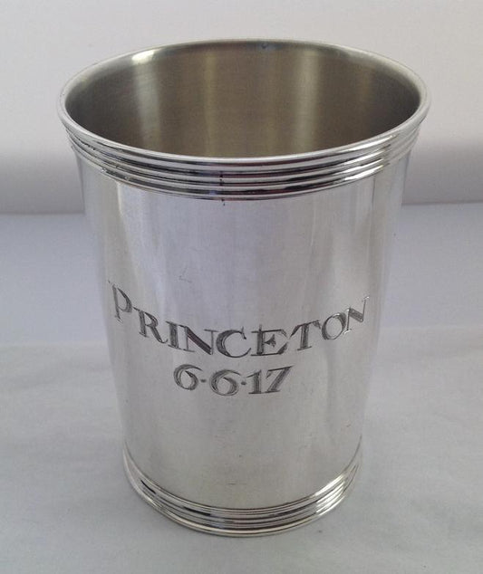 Julep Cup | Hand Engraving Samples | Garden and Gun | Julep Cup Collection | Dennis Meade-Julep Cup-Sterling-and-Burke