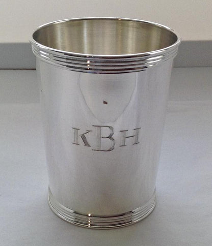 Julep Cup | Hand Engraving Samples | Garden and Gun | Julep Cup Collection | Dennis Meade-Julep Cup-Sterling-and-Burke